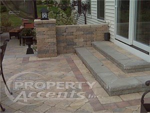 Elevated Stone Patio Steps 3